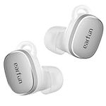 EarFun Free Pro 3 Noise Canceling Wireless Earbuds, Snapdragon Sound with Qualcomm aptX™ Adaptive, 6 Mics ENC, Bluetooth 5.3 Earbuds, Multipoint Connection, Customizable EQ App, 33Hrs, Silver White