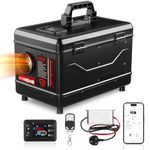 GEARLASSO 8KW Toolbox Diesel Heater 12V 24V AC 220V, Portable All-in-One Air Parking Heater with APP & Remote, LCD – Fast Heating for Caravan, Campervan, Motorhome, Garage, Boat & Truck