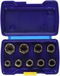 IRWIN Bolt Extractor Set, Metric, 9-Piece (54019)