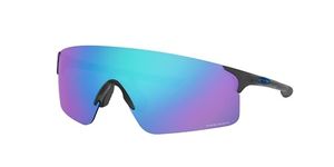 Oakley Men's OO9454 EVZero Blades Rectangular Sunglasses, Steel/Prizm Sapphire, 38 mm