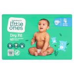 Little Ones Size 4 Nappies Dry Fit 48 Pack