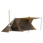 STOVEHUT 20 Ultralight Shelter Hot Tent with Stove Jack | Two Tarp Poles and Two Tent Poles