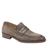 Johnston & Murphy Men's Cormac Penny, Gray Italian Nubuck, 11