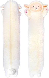 Cuddle Paws Lamb Plush Body Pillow for Kids | Long Stuffed Animal Cuddle Pillow | Soft Hugging Toy | Plushie Gift for Girls & Boys | Long Plush Body Pillow for Sleep & Comfort | Large, 47 Inches