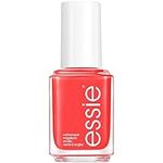 essie nail polish, vegan, glossy shine finish, salon quality formula, handmade with love, coral red, 13.5ml