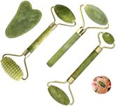 Jade Roller and Gua Sha, Face Roller, Facial Beauty Roller Skin Care Tools, Jade Roller for Face Facial Roller