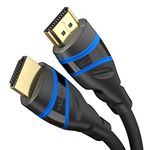 KabelDirekt – 10K & 8K HDMI Cable, HDMI 2.1b – 10ft/3m, Available in 0.5-5m – Certified, Developed in Germany (Ultra High Speed HDMI 2.1 Cable, for PC, PS5 or Xbox, Monitor or TV – Blue/Black)