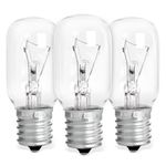 Light Bulb for GE Microwave Oven - Microwave Light Bulb Lamp Fits for GE Whirlpool Maytag Frigidaire Kenmore Over the Stove Microwave, Range Hood Light Bulb for GE microwave, Replaces WB36X10003 3Pack