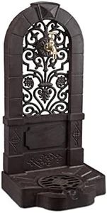 Relaxdays 10022941 Fuente Jardín Vintage, Marrón, 74 x 35.5 x 30 cm