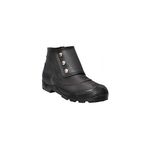 HILLSON No Risk Steel Toe Black Gumboot, Size: 5
