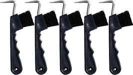 Harry's Horse 36000004-05 Hoof Pick with Brush Bt Pack of 10 Black
