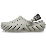 Crocs Echo Clog for Unisex Adult (Men - 5 UK, Women - 8 UK) Elephant (Grey) (Set of 1 Pair)