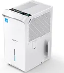 5,000 Sq.Ft Most Efficient Energy Star 2024 Dehumidifier,Vellgoo Max 120 Pint/D Compressor Dehumidifier for Basement with Drain Hose, Smart Humidity Control for Home, Large Rooms