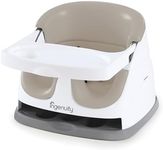 Ingenuity Baby Base 2-in-1 Booster Feeding & Floor Seat with Self-Storing Tray, Cashmere