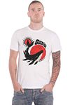 Gojira T Shirt Whale Band Logo Official Mens White M