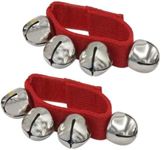 CashBeat Wrist Bells Set of 2, Red 