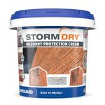 Stormdry Brick Sealer - Clear Brick, Stone, Concrete & Masonry Waterproofer - 25-Year Certified Waterproofing Protection Against Penetrating Damp - 1.5 Gallon