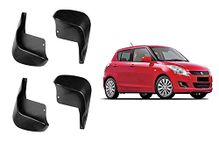 Auto Pearl Sparedeals - Car Mud Flap/Mud Guard Compatible with Maruti Suzuki Swift 2011-2016 (Set of 4 Pcs.)