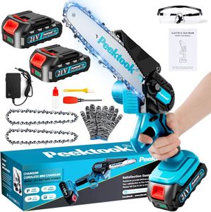 Mini 6-Inch Cordless Chainsaw – Portable Electric Handheld Saw