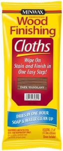 Minwax 308240000 Wood Finishing Cloths, Dark Mahogany, 8 Piece