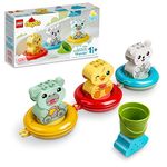 LEGO 10965 DUPLO Bath Time Fun: Floating Animal Train Bath Toy for Babies and Toddlers 1.5-3 Years Old with Duck, Hippo and Polar Bear, Bathtub Water Toys, Easy to Clean