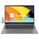 Lenovo Ideapad 3i 15.6" FHD IPS Touchscreen Laptop, Intel i3-1115G4, 16GB RAM, 1TB PCIe SSD, Intel UHD Graphics, Numeric Keypad, HD Webcam, Wi-Fi 6, Windows 11, Gray, 32GB USB Card