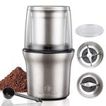 DR MILLS Stainless Steel Dm-7412M Electric Dried Spice And Coffee Grinder, Grinder And Chopper,Detachable Cup, Diswash Free, Blade & Cup Made With Sus304 Stianlees Steel