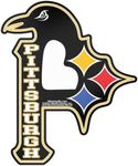 Pittsburgh 3 in 1 Logo Magnet 9"