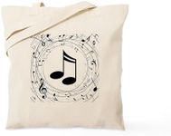 CafePress Music Teacher Gift Idea Tote Bag Natural Canvas Tote Bag, Reusable Shopping Bag