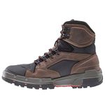 Wolverine Men's Legend 6 Inch Waterproof Comp Toe-M Work Boot, Dark Brown, 9.5 M US
