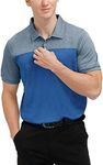 Mens Dry Fit Polo Shirts Contrast C