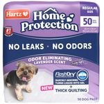 Hartz Home Pro Odor Eliminating Dog Pads, 50-Count