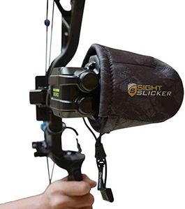 Alpine Innovations Sight Slicker - Protect Your Bow Sight with The Sight Slicker. Easy to Put on and Remove. Perfect for Archery Hunts. (Stealth Shadow XL (Garmin Xero and FeraDyne IQ Define))