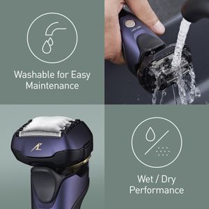 Panasonic 5-Blade Electric Shaver – Wet & Dry Men's Razor