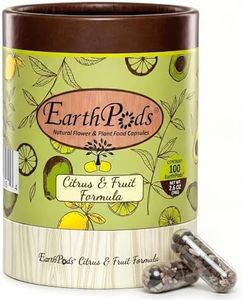 100 EarthPods - Premium Bio Organic Citrus Fertilizer Spikes - Special Plant Food Formulated for Citrus Fruit Trees - Made in USA