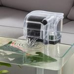 Mini Nano Hang of Filter 12 litres Nano Tank Filter for Small Aquarium Fish Tank and Bowl with Filter Sponge (LY-609)