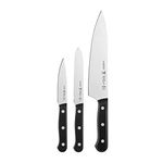 HENCKELS Solution Starter Set, 3-pc, Black/Stainless Steel