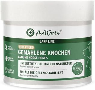 AniForte Huesos molidos de caballo para perros y gatos 500 g - Calcio natural para huesos y articulaciones, harina de hueso pura como suplemento de pienso y barf