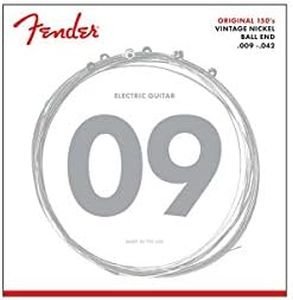 Fender 150L Pure Nickel Ball End 9-42, Electric Guitar Strings