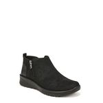 BZees Women's Greta Slip-ons Ankle Boot, Black, 8