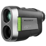 MiLESEEY Golf Rangefinder with Slope Switch, ±1Yd Accuracy Fast Flagpole Lock with Pulse Vibration, 1100Yds Magnetic Range Finder Golf with Replaceable & Rechargeable CR2 Battery