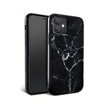 FELONY CASE iPhone 11 Case - Black Polished Marble - 360° Shock Absorbing, Anti-Scratch Screen Protector – Stylish Phone Case for Men & Women