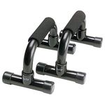 GoFit Push Up Bars Workout Stands With Comfort Grip and Ergonomic Angle, Handles for Floor workouts