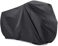 viaky 2 Bicycle Cover Two Cycle Mountain Bike/Road Bike Rain Cover ! Waterproof and Anti Dust Rain UV Protection (Black)
