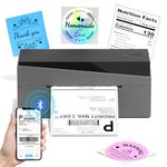 249BT Bluetooth Thermal Label Printer 4x6, Shipping and Postage Printer for Small Business, Compatible With Amazon, Ebay, Shopify, Royal Mail, DHL, FedEx