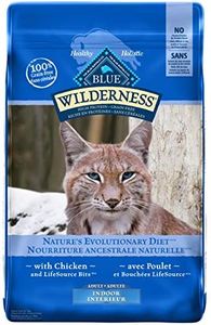 Blue Buffalo Wilderness High Protein Grain Free, Natural Adult Indoor Dry Cat Food, Chicken 4.9kg bag - Large Bag, kibble