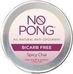 No Pong All Natural Deodorant - Spicy Chai - Bicarb Free. No Aluminium, No Palm Oil Formulation 35g