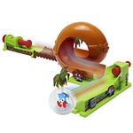 Sonic The Hedgehog Pinball Green Hill Zone Pinball Track Play Set |Looping Action & Automatic Bumper | 9Piece with Exclusive Sonic Sphere Included