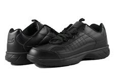 Townforst George Slip Resistant Black Non Slip Composite Toe Waiter Shoes 7