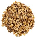 Walnut Nibs 1kg – Chopped Walnuts SMALL PIECES - 4-8mm Wal nut Piece Broken Nibbed Natural Raw Bits Crumbs Nuts Cooking Baking Salads Desserts Cakes Blending Breakfast Bulk (Packaging May Vary) PURIMA